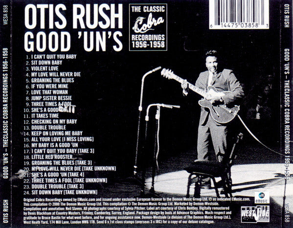 Otis Rush : Good 'Un's (The Classic Cobra Recordings 1956-1958) (CD, Comp)