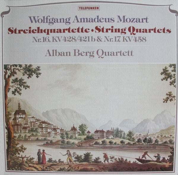 Alban Berg Quartett — Wolfgang Amadeus Mozart : Streichquartette Nr. 16 Kv 428 & Nr. 17 Kv 458 (LP, Gat)
