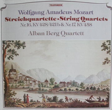 Alban Berg Quartett — Wolfgang Amadeus Mozart : Streichquartette Nr. 16 Kv 428 & Nr. 17 Kv 458 (LP, Gat)