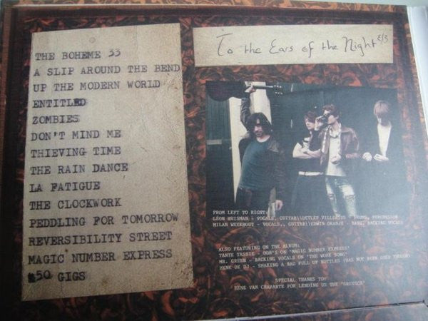 The Bohemes : To The Ears Of The Night (CD)