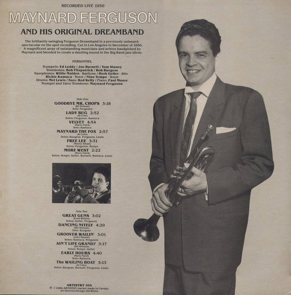 Maynard Ferguson & His Orchestra : Recorded Live 1956 (LP, Mono, Unofficial)
