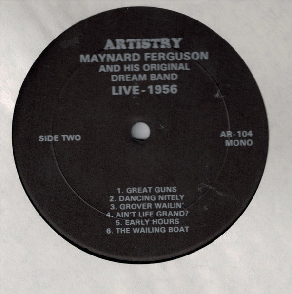 Maynard Ferguson & His Orchestra : Recorded Live 1956 (LP, Mono, Unofficial)
