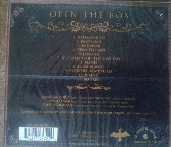 Sashird Lao : Open The Box (CD, Album)