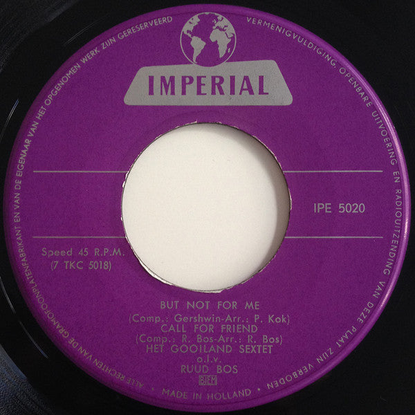 Het Gooiland Sextet : Gooiland Sextet (7", EP)