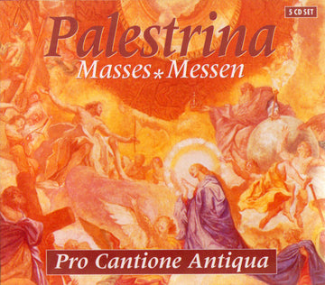 Giovanni Pierluigi da Palestrina, Pro Cantione Antiqua : Masses🞰Messen (5xCD + Box, Comp)