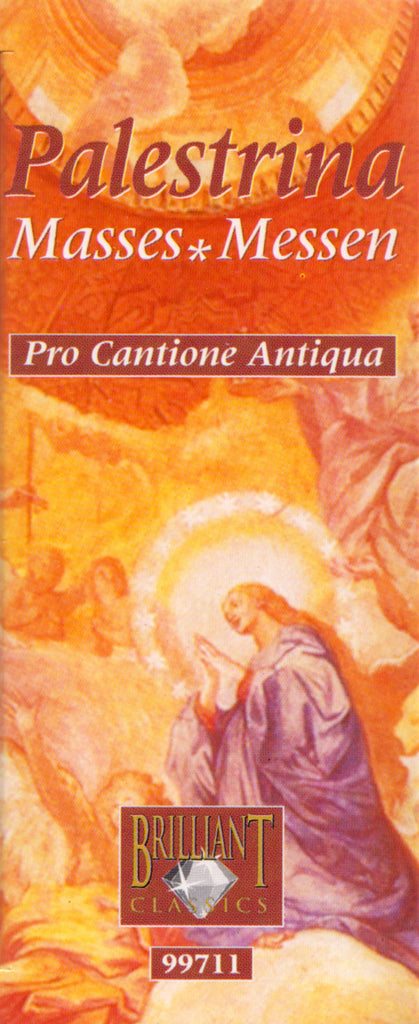 Giovanni Pierluigi da Palestrina, Pro Cantione Antiqua : Masses🞰Messen (5xCD + Box, Comp)