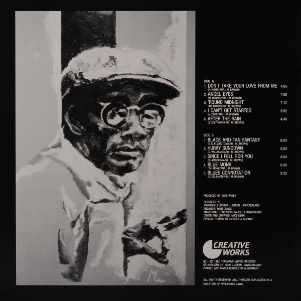 Marion Brown : Recollections - Ballads And Blues For Alto Saxophone (LP, Album)