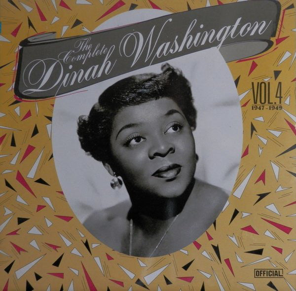 Dinah Washington : The Complete Dinah Washington Vol. 4 1947-1949 (LP, Comp)