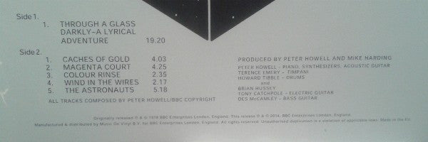 Peter Howell & BBC Radiophonic Workshop : Through A Glass Darkly (LP, Album, RE, 180)