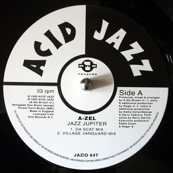 Azel Brown Jr. : Jazz Jupiter (12")