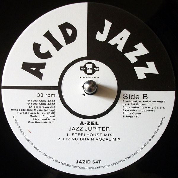 Azel Brown Jr. : Jazz Jupiter (12")