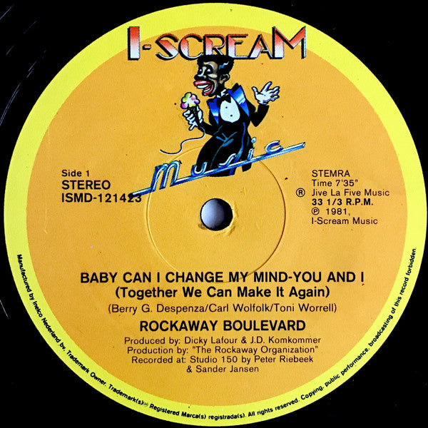 Rockaway Boulevard : Baby Can I Change My Mind - You And I (Special 12" Discomix) (12")