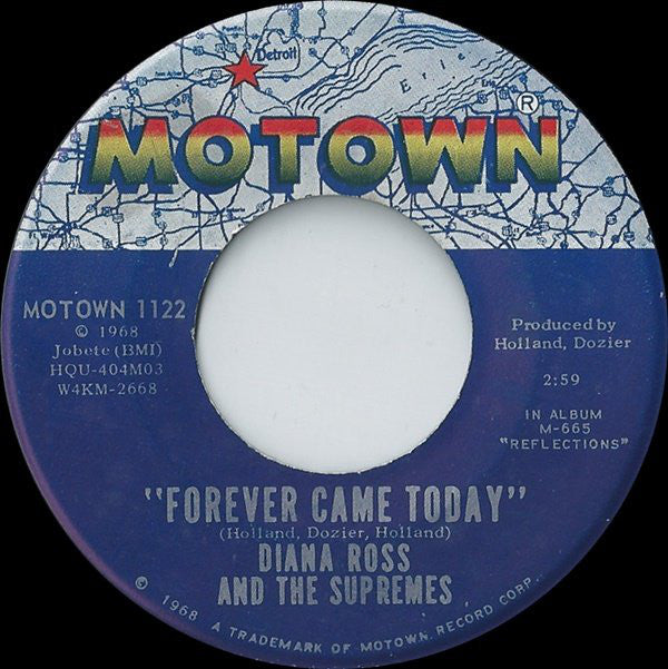 The Supremes : Forever Came Today (7", Single)