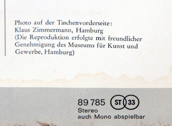 Johann Sebastian Bach - Kurt Sanderling - Hans Pischner - Berliner Sinfonie Orchester : 3 Cembalokonzerte  BWV 1052, 1056, 1055 (LP, Album)