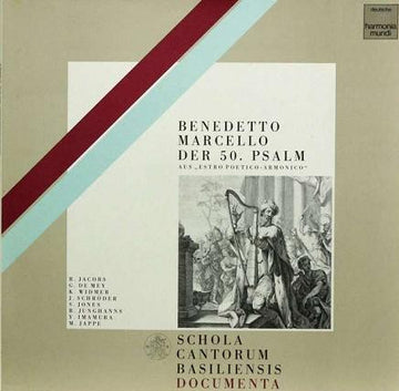 Benedetto Marcello, Schola Cantorum Basiliensis : Der 50. Psalm (LP, Album, Gat)