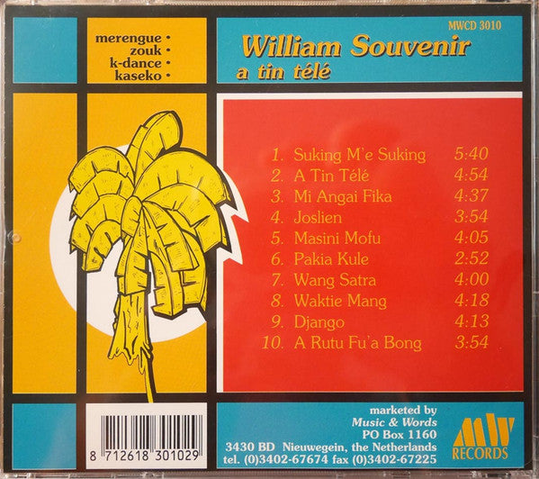 William Souvenir : A Tin Télé (CD, Album, Comp)
