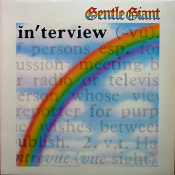 Gentle Giant : Interview (LP, Album)