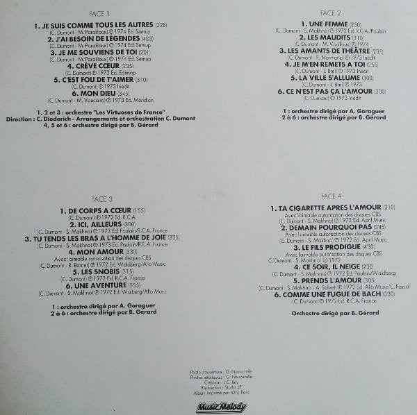 Charles Dumont : Charles Dumont (2xLP, Comp, Gat)