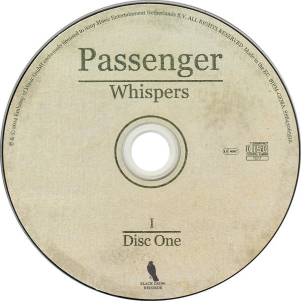 Passenger (10) : Whispers I (2xCD, Album, Dlx, Dig)