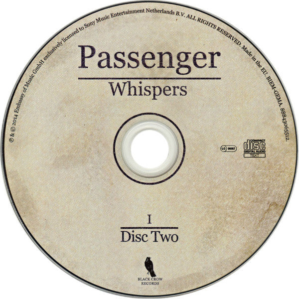 Passenger (10) : Whispers I (2xCD, Album, Dlx, Dig)