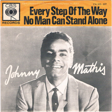 Johnny Mathis : Every Step Of The Way / No Man Can Stand Alone (7", Single)