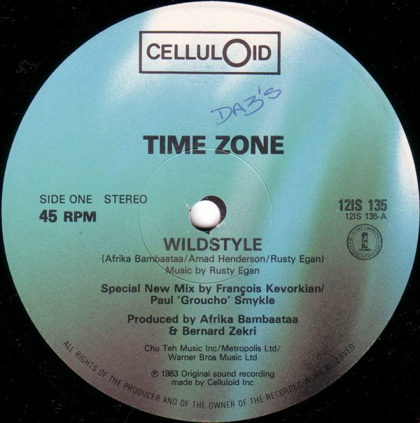 Time Zone : Wildstyle (Special New Mix) (12", Single)