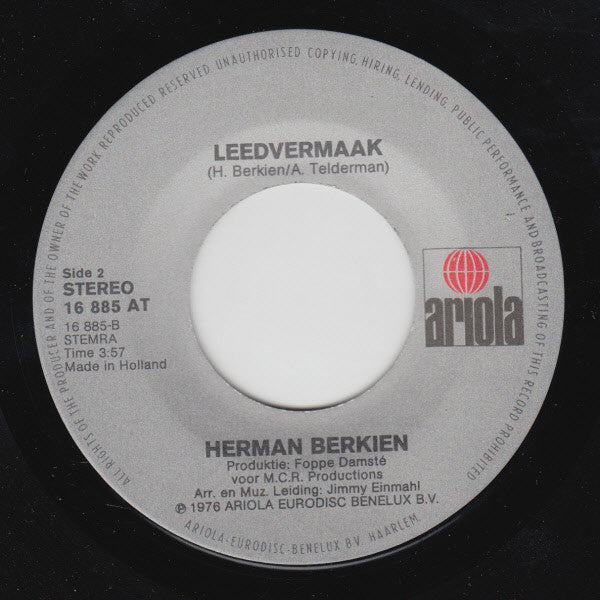 Herman Berkien : Meid Uit'n Café (7")