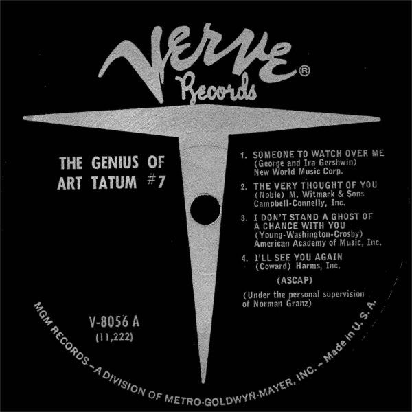 Art Tatum : The Genius Of Art Tatum # 7 (LP)