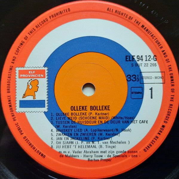 Vader Abraham En Zijn Goede Zonen : Olleke Bolleke (LP, Comp)