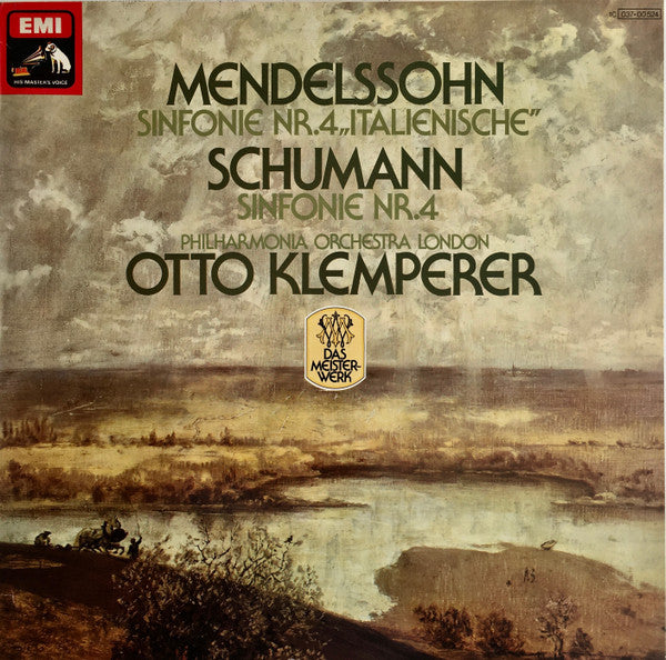 Felix Mendelssohn-Bartholdy, Robert Schumann, Otto Klemperer, Philharmonia Orchestra : Sinfonie Nr. 4 "Italienische" / Sinfonie Nr. 4 (LP, Album)