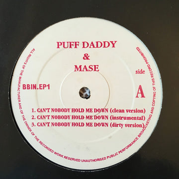 Various : Can't Nobody Hold Me Down / Snoop's Upside Ya Head (12", Unofficial)