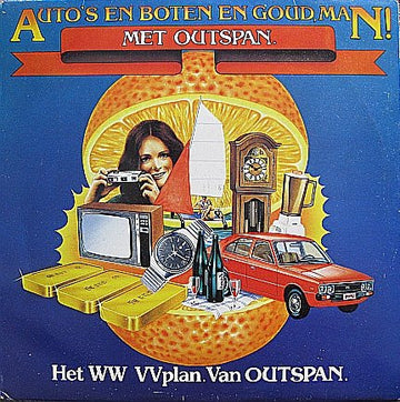 No Artist : Auto's En Boten En Goud Man Met Outspan (LP)