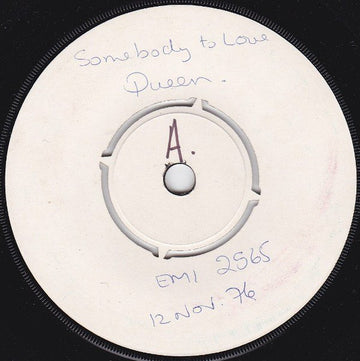 Queen : Somebody To Love (7", Single, W/Lbl)