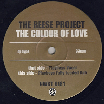 The Reese Project : The Colour Of Love (Play Boys Remix) (12", Promo)