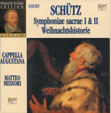 Heinrich Schütz, Cappella Augustana, Matteo Messori : Symphoniae I & II - Weihnachtshistorie (5xCD + Box, Album, Car)