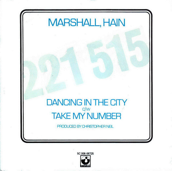 Marshall, Hain* : Dancing In The City (7", Single)