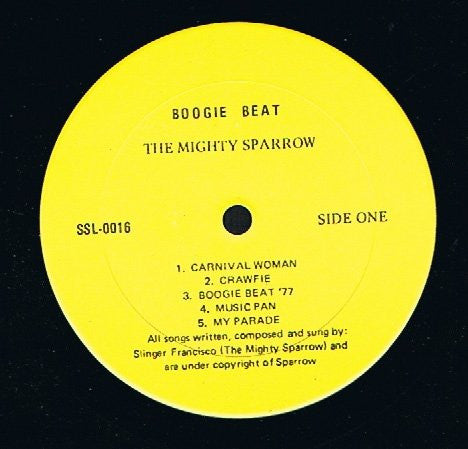 The Mighty Sparrow* : Boogie Beat (LP, Album)