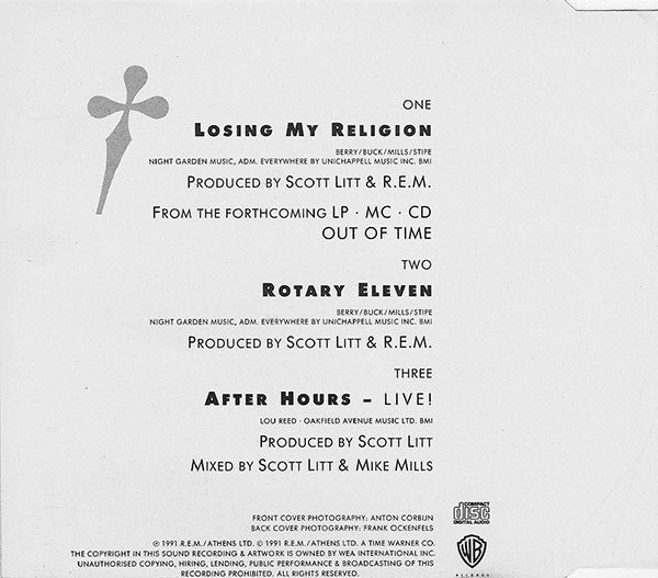 R.E.M. : Losing My Religion (CD, Single)