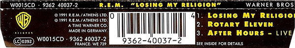 R.E.M. : Losing My Religion (CD, Single)