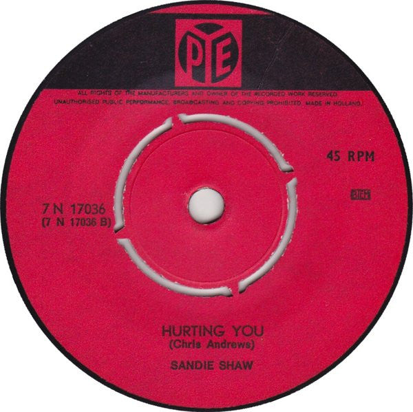 Sandie Shaw : Tomorrow  (7", Single)