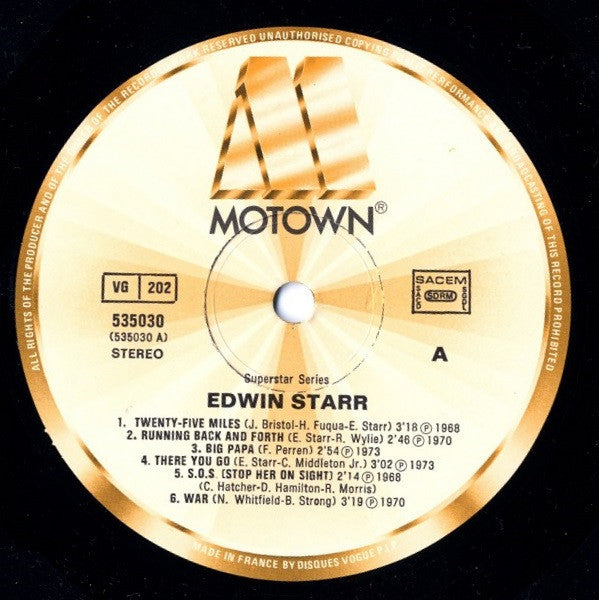Edwin Starr : Edwin Starr (LP, Comp)