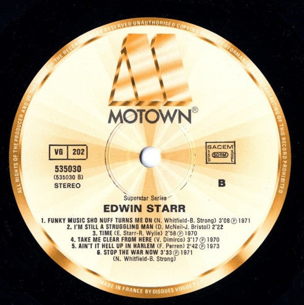 Edwin Starr : Edwin Starr (LP, Comp)
