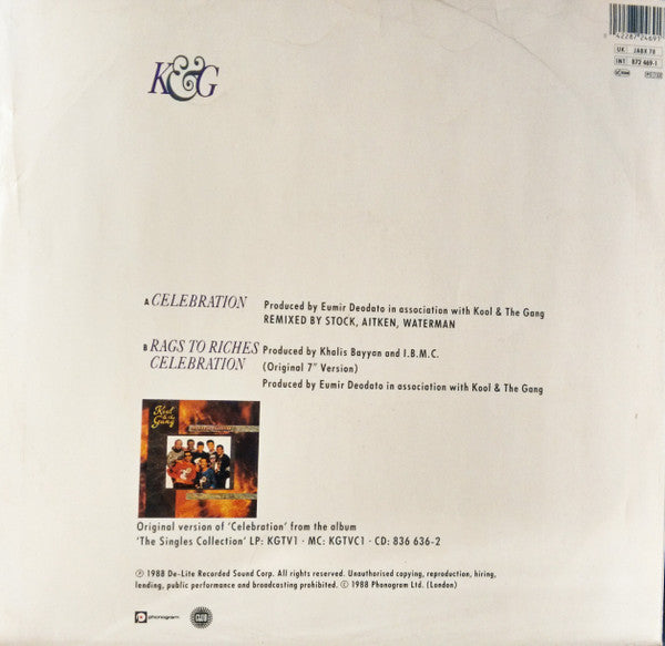 Kool & The Gang : Celebration (S.A.W. Remix) (12")