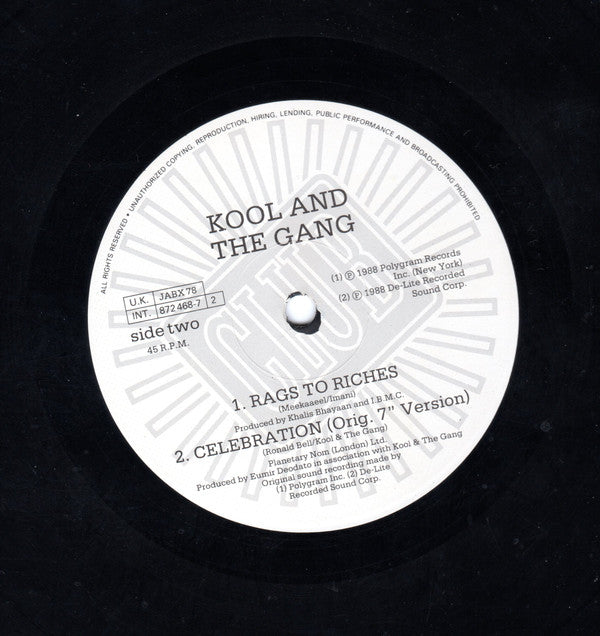 Kool & The Gang : Celebration (S.A.W. Remix) (12")