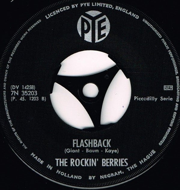 The Rockin' Berries : He's In Town (7", Single)