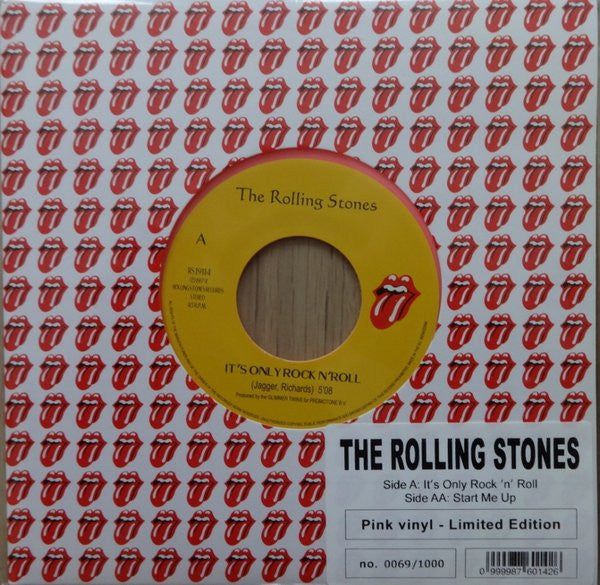 The Rolling Stones : It's Only Rock 'N' Roll / Start Me Up (7", Ltd, Num, Pin)