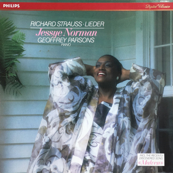 Richard Strauss - Jessye Norman, Geoffrey Parsons (2) : Lieder (LP)