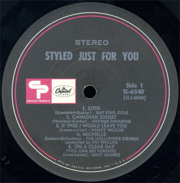 Various : Styled Just For You (LP, Album, Comp, Ltd)