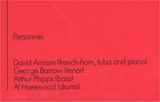 The Amram-Barrow Quartet : The Eastern Scene (LP, Mono, RE)