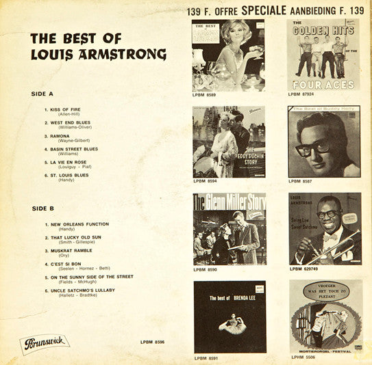 Louis Armstrong : The Best Of Louis Armstrong (LP, Comp)